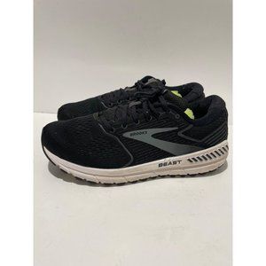 BROOKS MENS BEAST RUNNING 20 MENS SIZE 11.5 RUNNING SNEAKERS  BLACK
